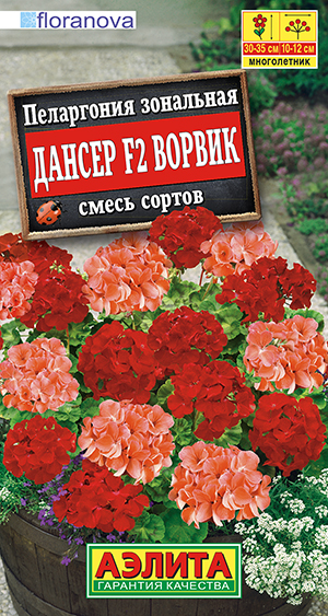 Пеларгония Дансер F2 Ворвик, смесь сортов_ЦП