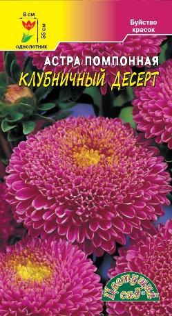 Астра десерт клубничный
