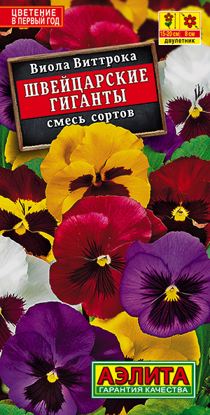 Виола Швейцарские гиганты,смесь сортов_ЦП