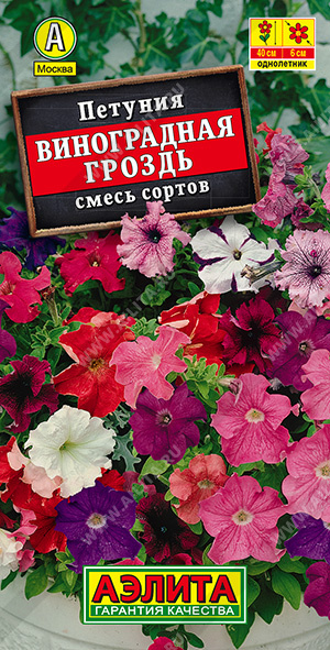 Петуния Виноградная гроздь каскадная