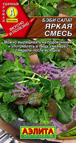 Бэби салат Яркая смесь_ЦП
