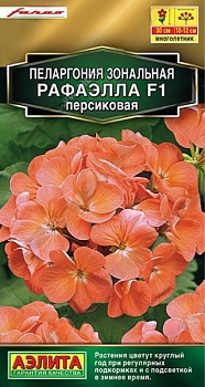 Пеларгония Рафаэлла F1 персиковая (5шт) Аэлита/10