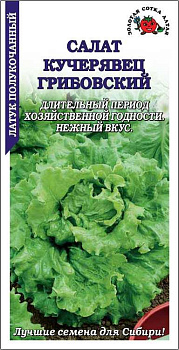 Салат Кучерявец Грибовский (0,5г) Золотая Сотка/10