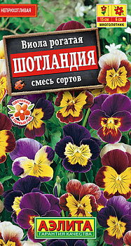 Виола Шотландия, смесь сортов (20шт) Аэлита/10