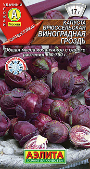 Капуста брюсс. Виноградная гроздь (0,1г) Аэлита/10