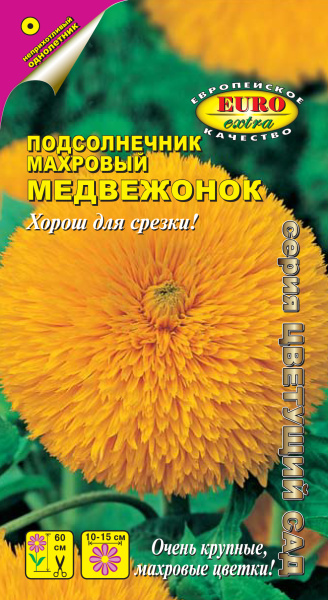 Подсолнечник Медвежонок декоративный_ЦП