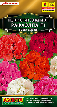 Пеларгония Рафаэлла F1 смесь (5шт) Аэлита/10