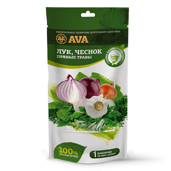АВА AVA  для лука и чеснока удобрение (100г)/20