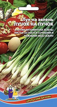 Лук на зелень Лучок на пучок 0,5г Уральский Дачник/10