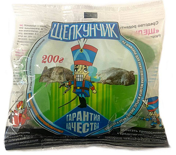 Крысиная смерть "Щелкунчик" пакет 200г/50