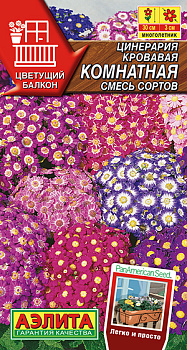 Цинерария комнатная, смесь (30шт) Аэлита/10