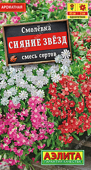 Смолевка Сияние звезд, смесь (0,1г) Аэлита/10