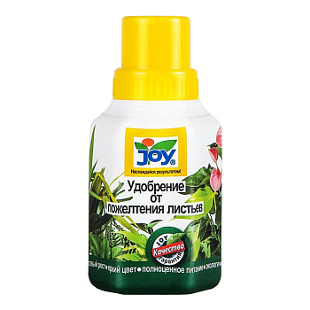 Жидкое удобрение "От пожелтения листьев" JOY 0,25л /24