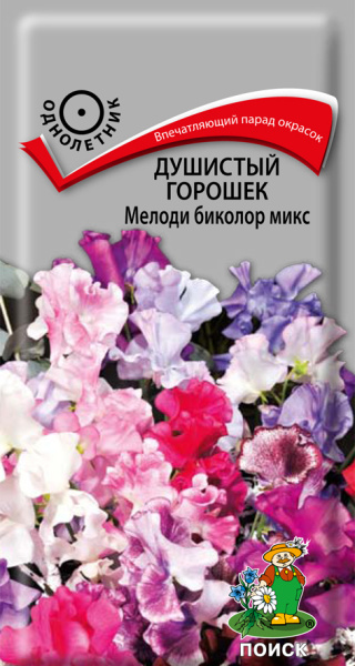 Душистый горошек Мелоди биколор микс