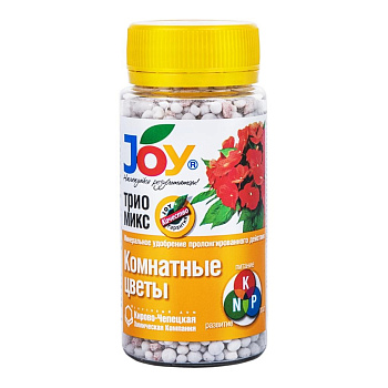 Удобрение ТРИО МИКС "Комнатные цветы" JOY, 100 гр/16