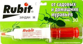 Рубит Зиндан-гель шприц от муравьев (30г)/20